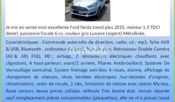 Ford Fiesta  2015 Diesel 121000Km Casablanca #85344 plein