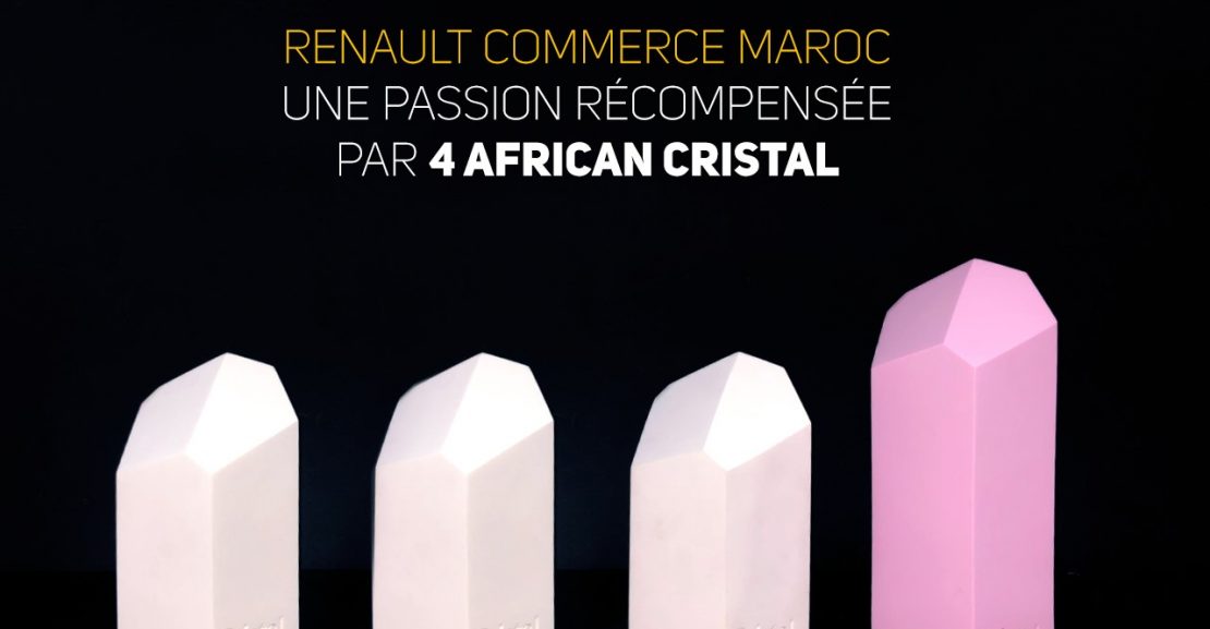 Renault Commerce Maroc se distingue à l’African Cristal !