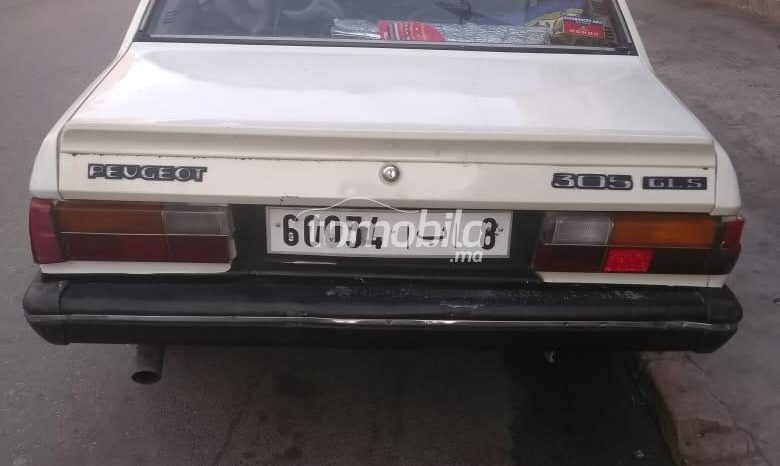 Peugeot 305 Importé  1988 Essence 158700Km Rabat #90126 plein