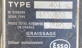 Peugeot 404 Importé  1980 Essence 100000Km El Jadida #94635 plein